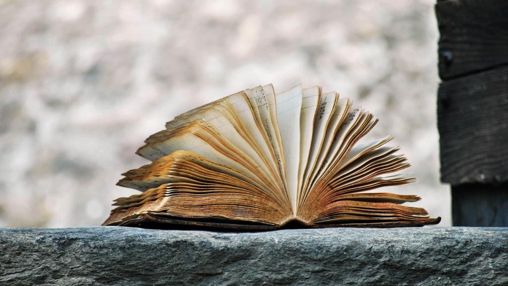 Dingy old book