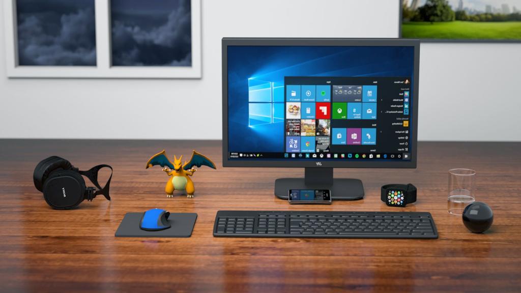 Desktop running Microsoft Windows