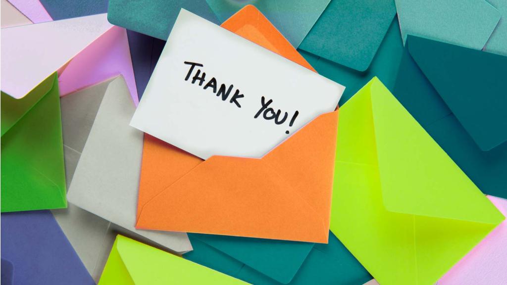 Thank you letters
