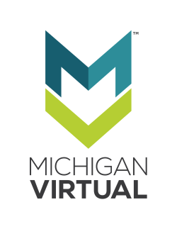 Michigan Virtual Logo (Vertical Stacked)