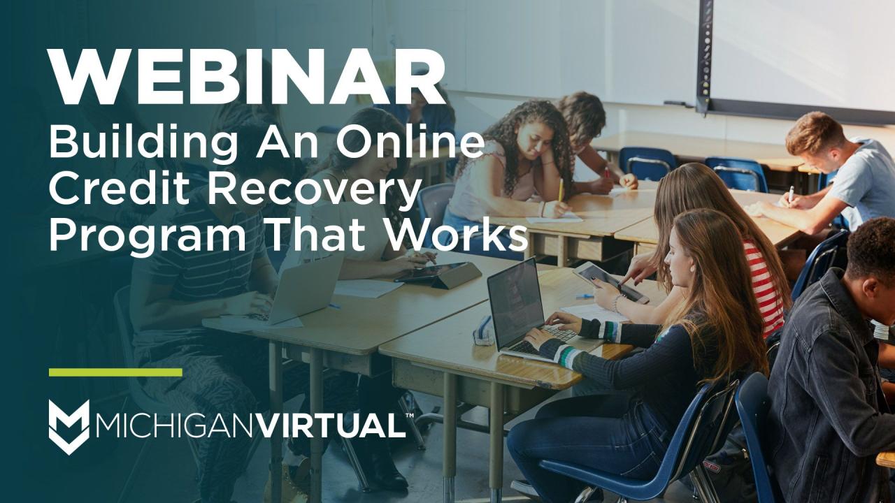 Building An Online Credit Recovery Program That Works
