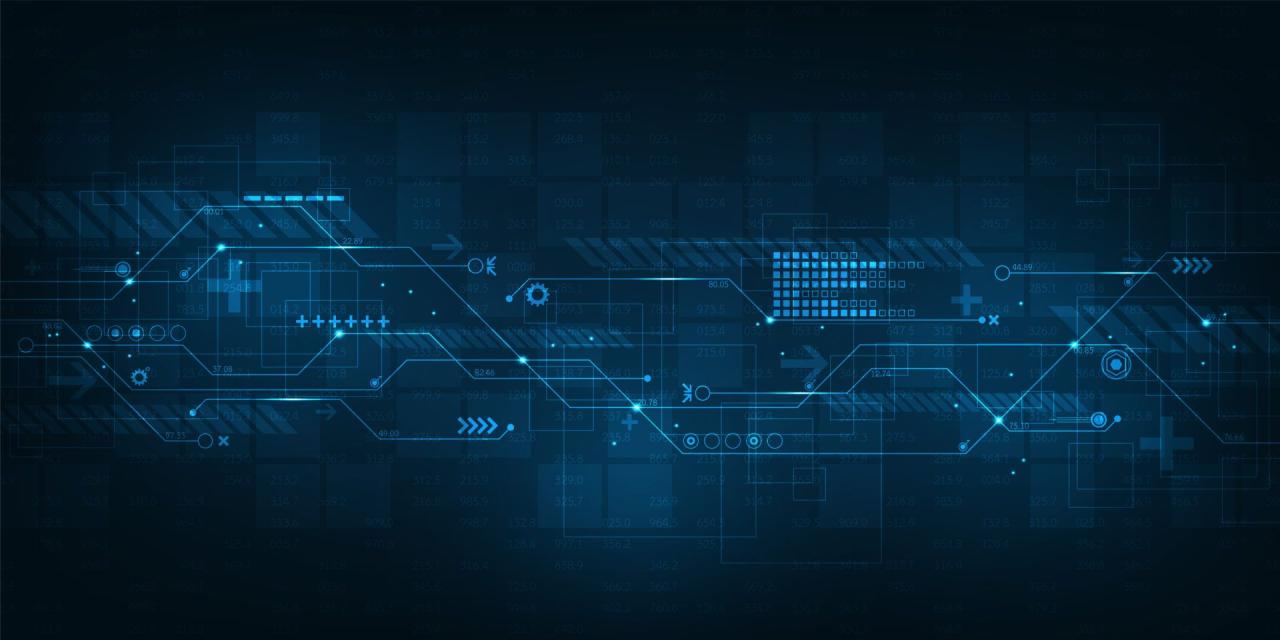 Abstract background vector about complex digital work.