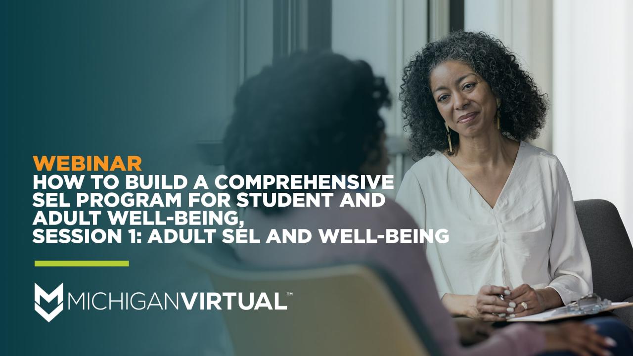 How to Build a Comprehensive SEL Program for Student AND Adult Well-Being, Session 1