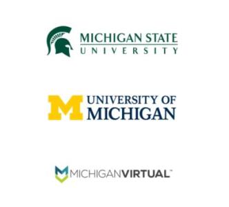 Michigan State University, University of Michigan, Michigan Virtual