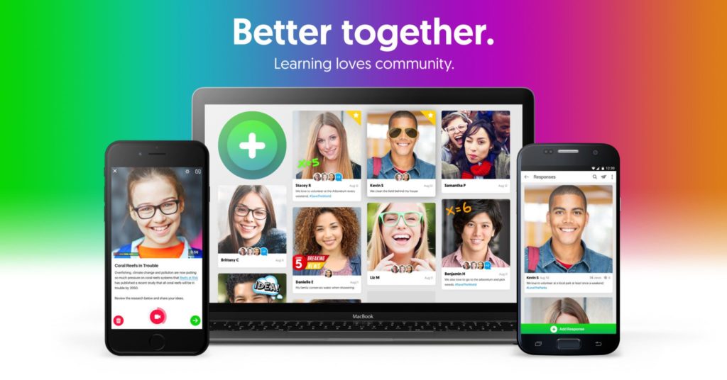 Devices showing FlipGrid