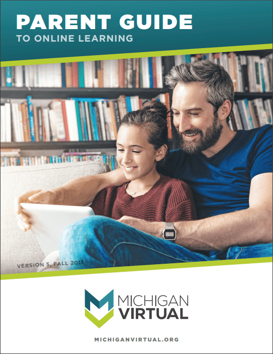Cover to the parent guide to online learning