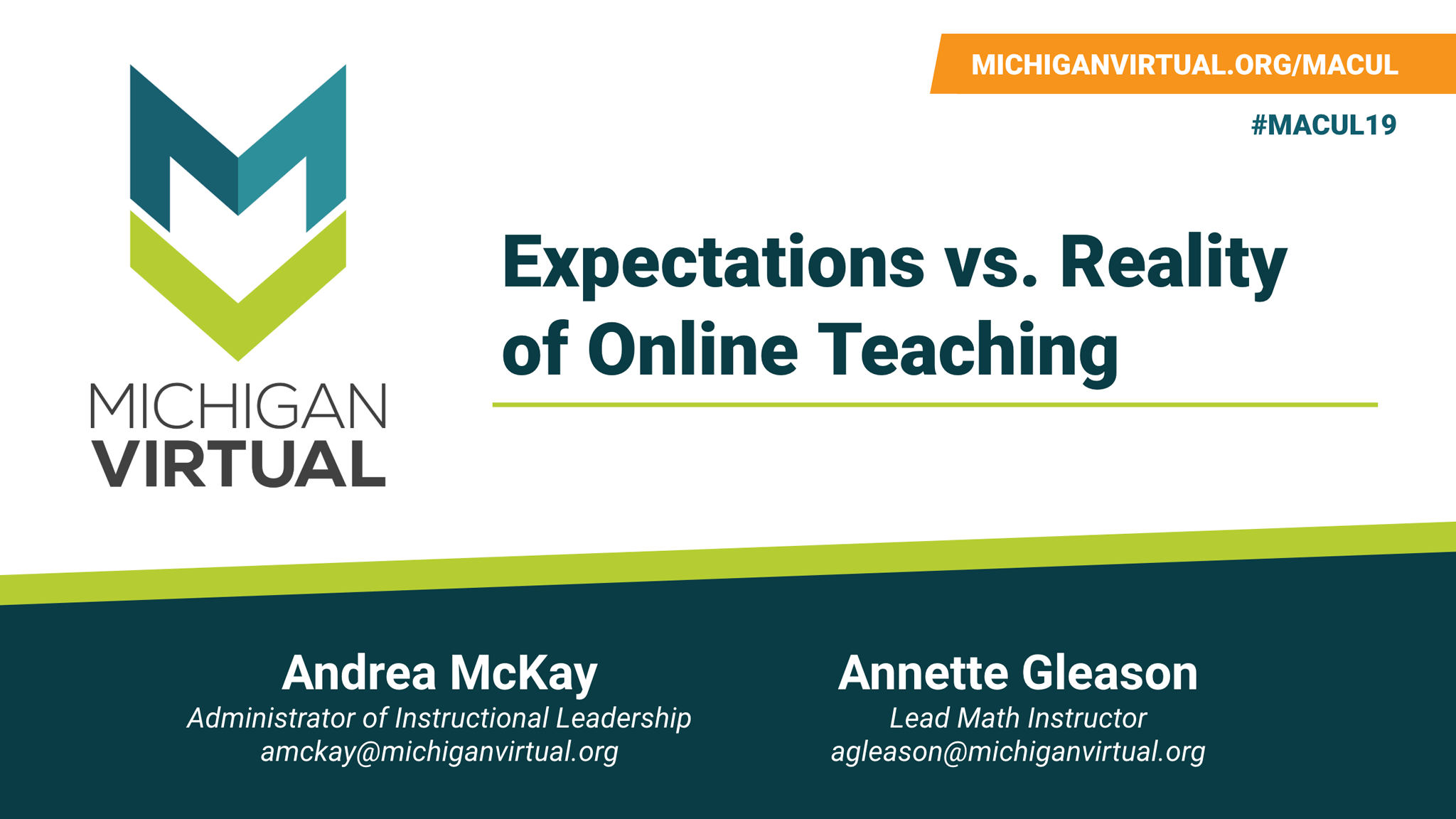 Expectations vs. Reality of Online Teaching Presentation Cover