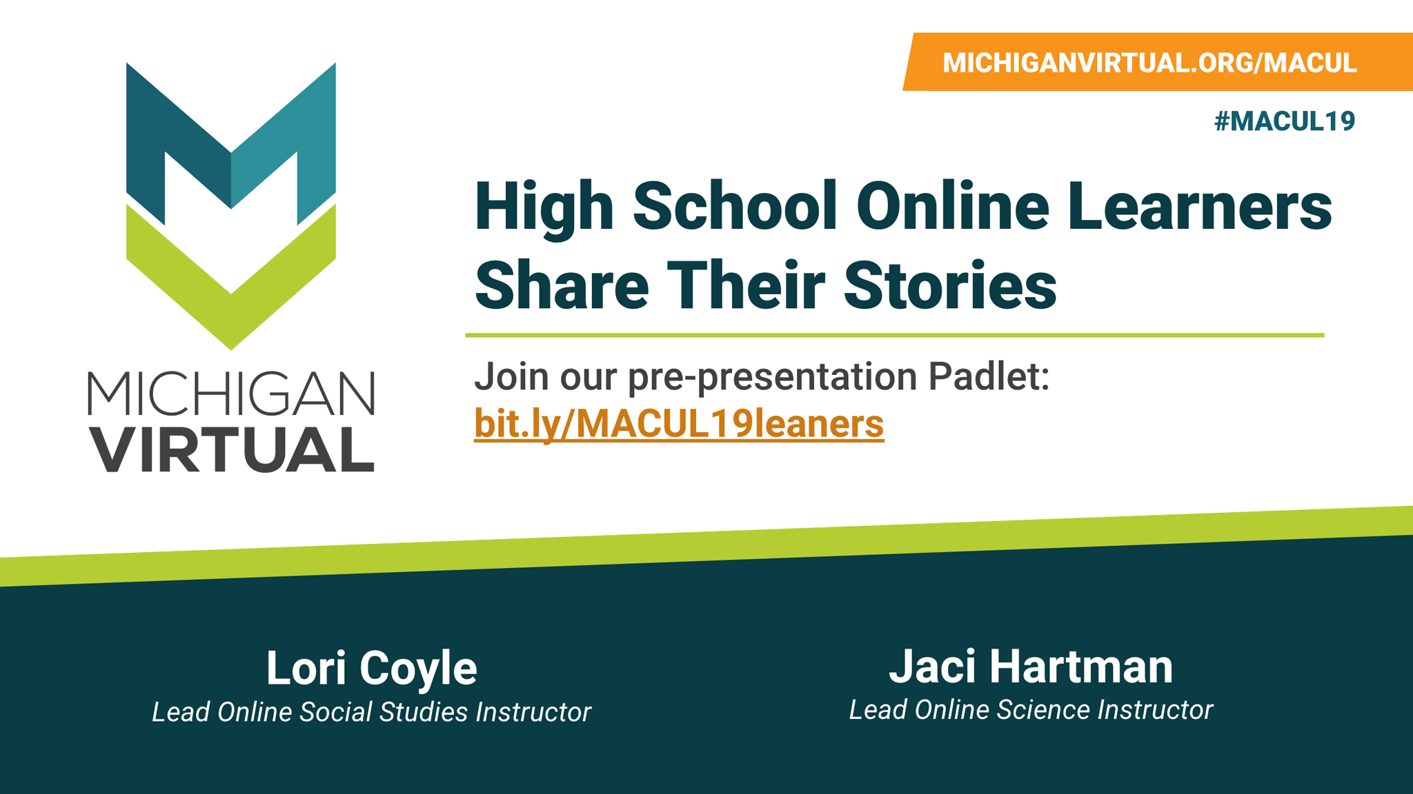 High School Online Learners Share Their Stories Presentation Cover