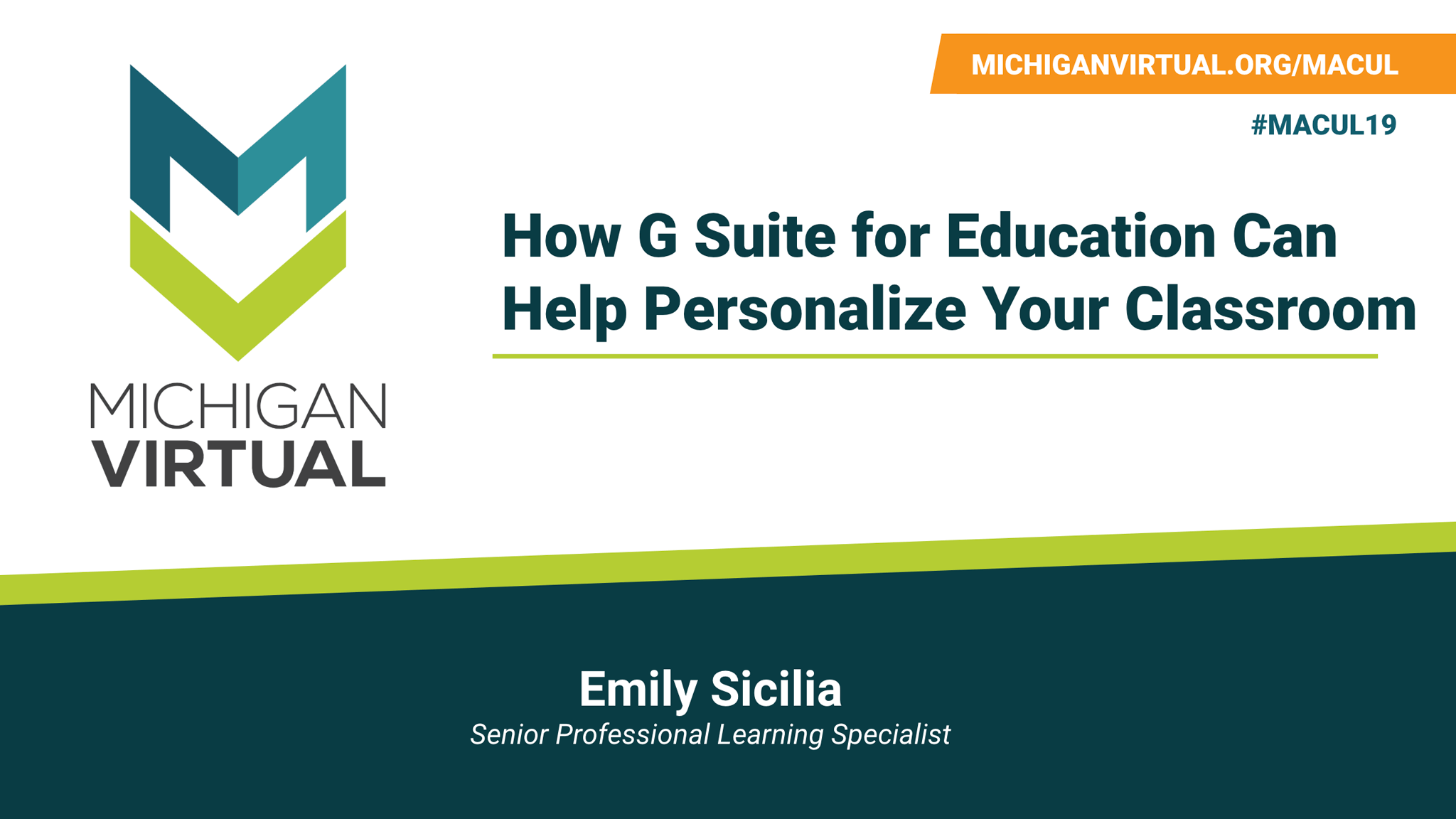 How G Suite for Education Can Help Personalize Your Classroom Presentation Cover