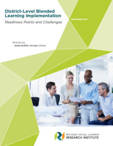 Cover of District-Level Blended Learning Implementation: Readiness Points and Challenges